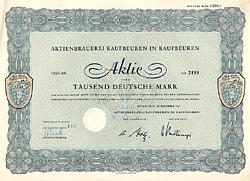 Aktie 1000 DM